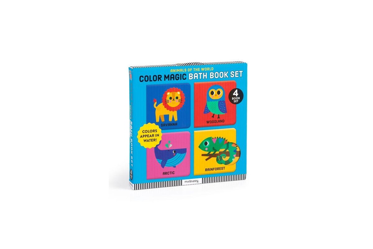 Colour Magic  Bath Book Set - Animals of the World