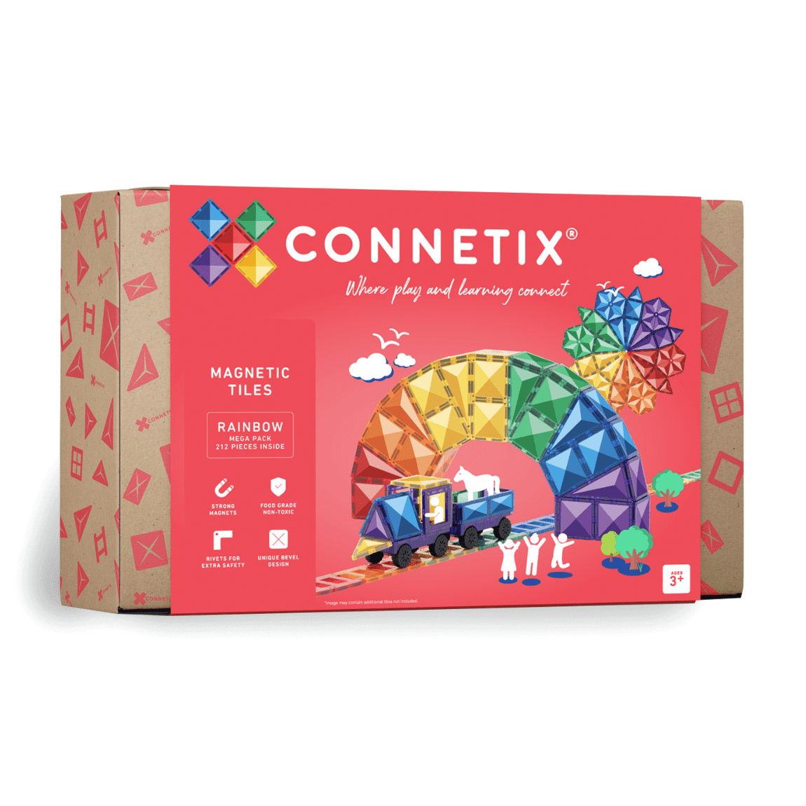 Connetix Rainbow Mega Pack (212 pc)