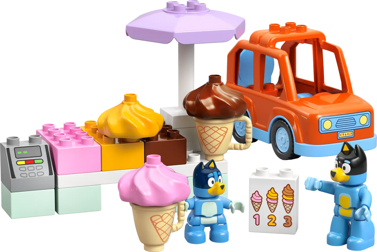 Ice Cream Trip With Bluey Lego 10458