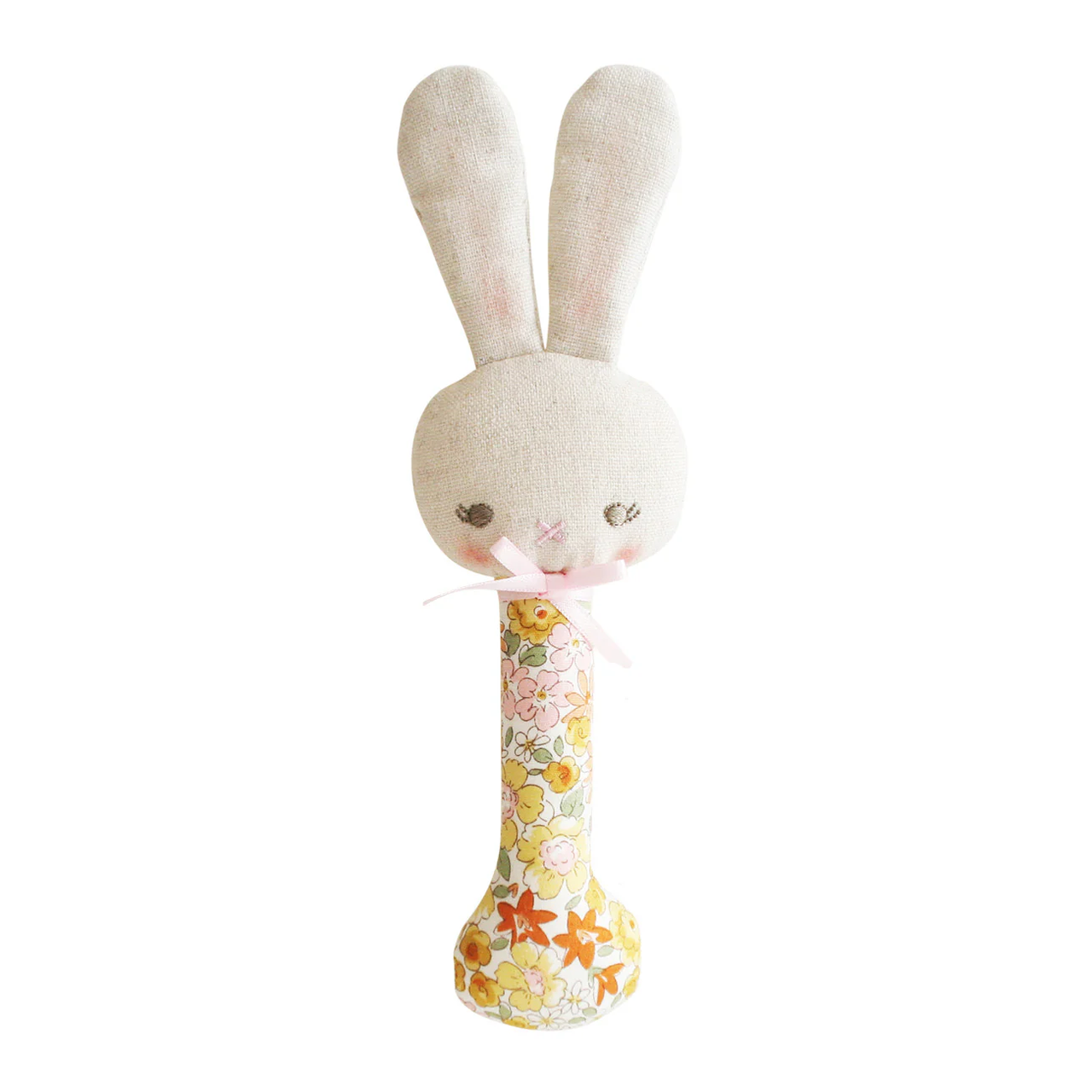 Bunny Stick Rattle - Sweet Marigold