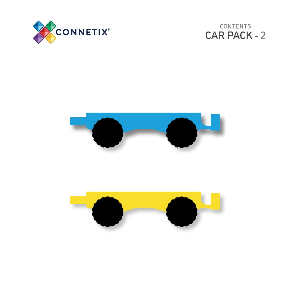 Connetix Rainbow Car Pack (2 pc)
