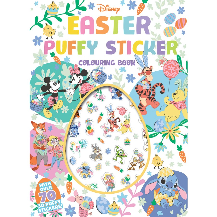 Easter Fun Colouring Book with Puffy Stickers