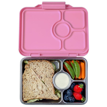 Stainless Steel Bento Lunchbox - Versailles Pink - 4 Compartments