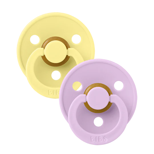 Round Pacifier Dummies Size 1 (0-6 Months) - 2pk