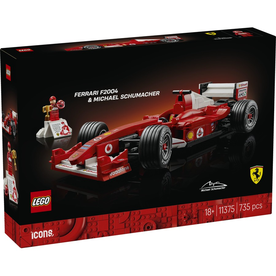 Ferrari F2004 & Michael Schumacher Lego 11375