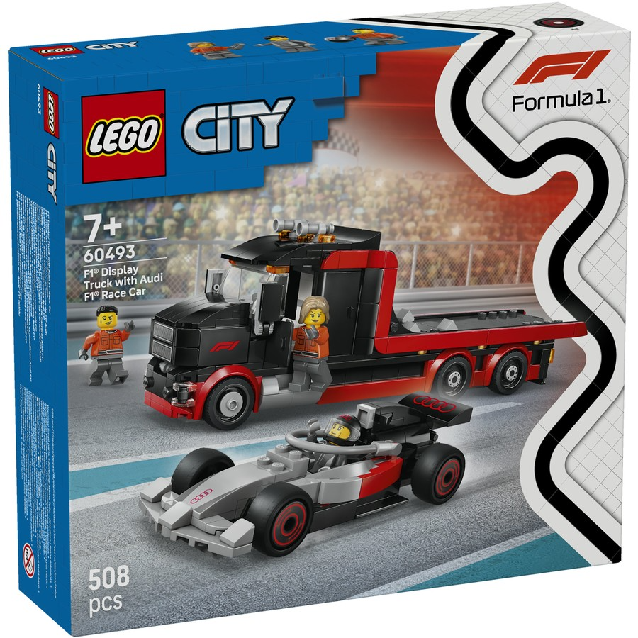 F1® Display Truck with Audi F1® Race Car Lego 60493