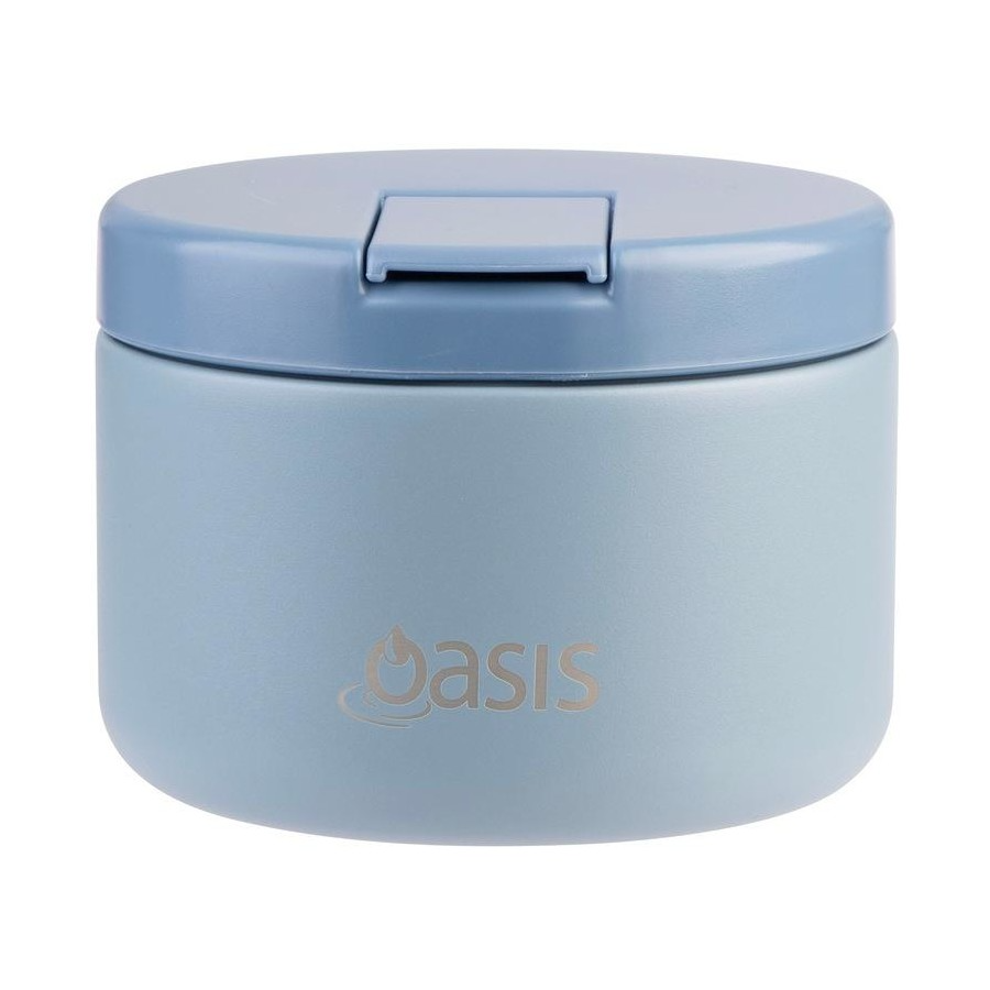 Double Wall Insulated Food Flask 300ml - Hazy Blue