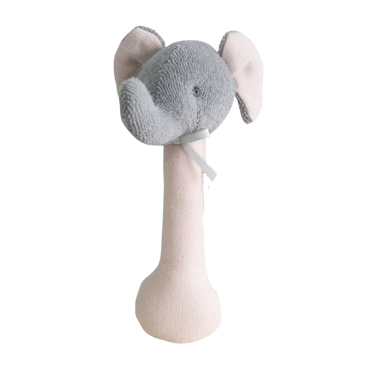 Elephant Stick Rattle - Pink