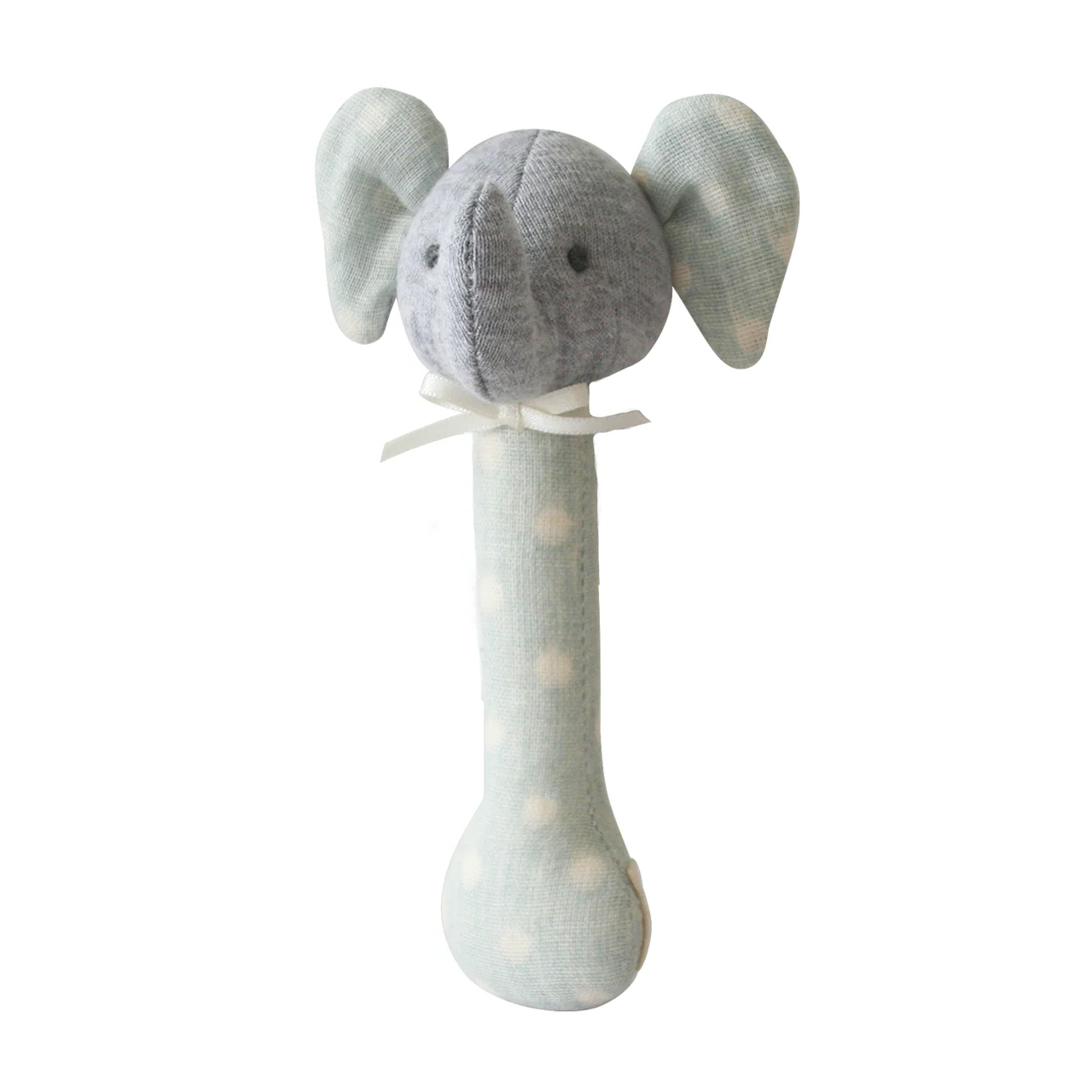 Elephant Stick Rattle - Duck Egg Blue