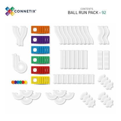 Connetix Rainbow Ball Run (92 pc)