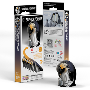 3D Cardboard Model Kit - Emperor Penguin