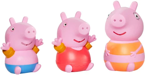 Peppa Pig Bath Squirters - Mummy Pig, Peppa and George