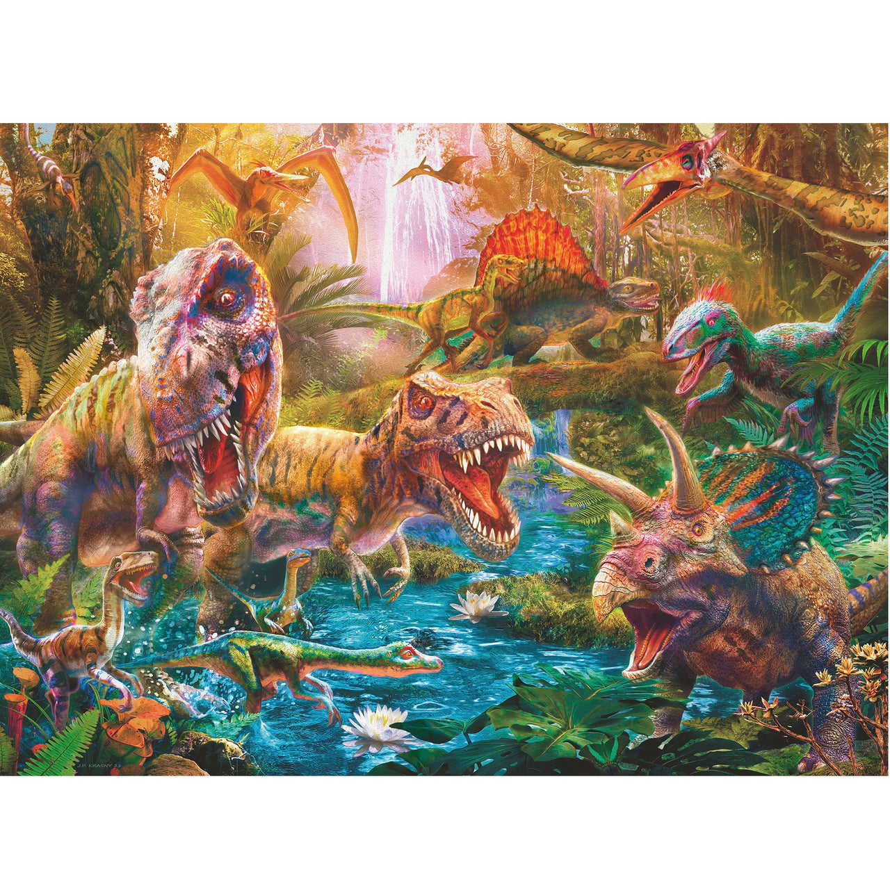 150 pc Puzzle - T-Rex Attack