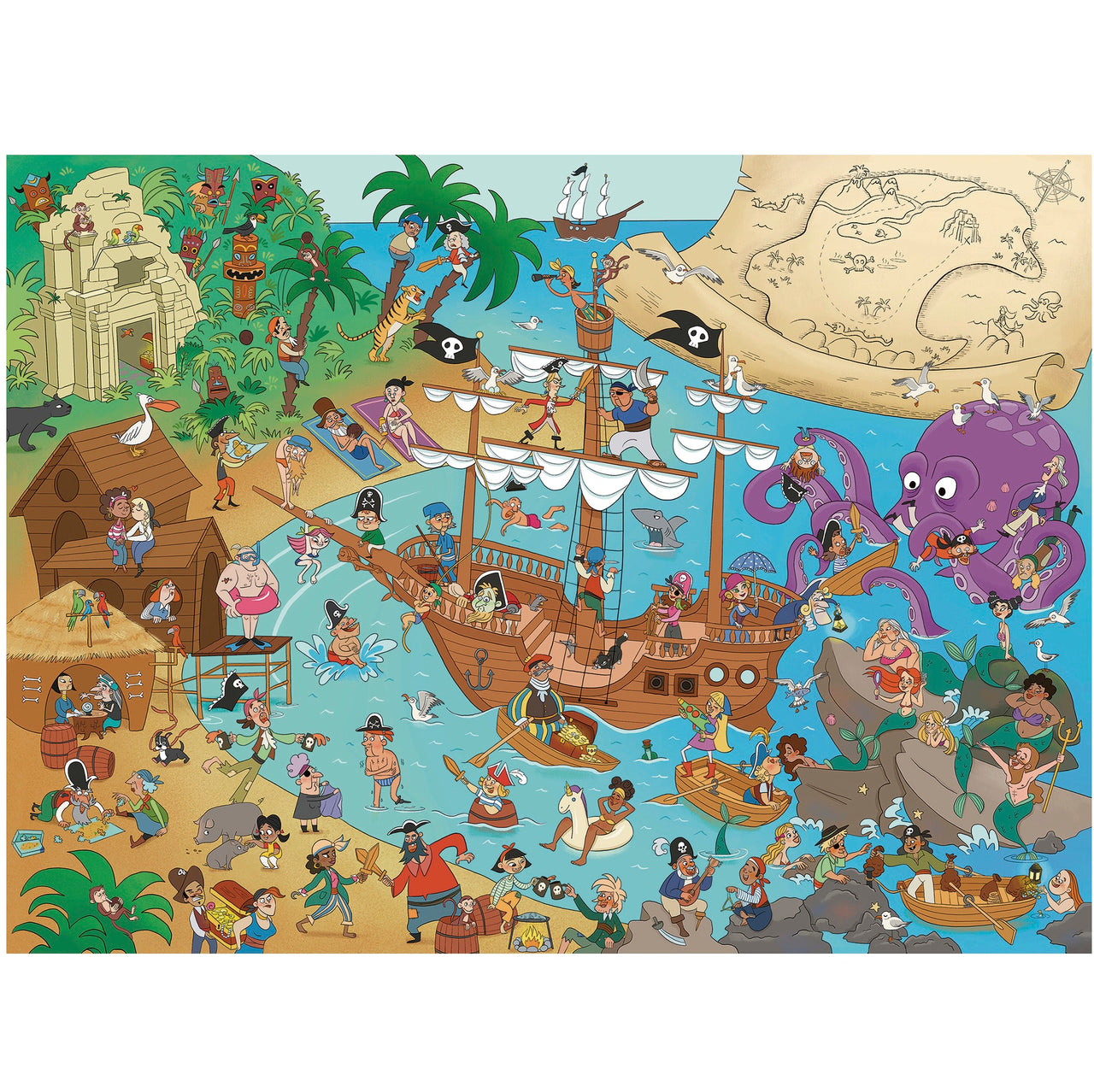 150 pc Puzzle - Pirate Island