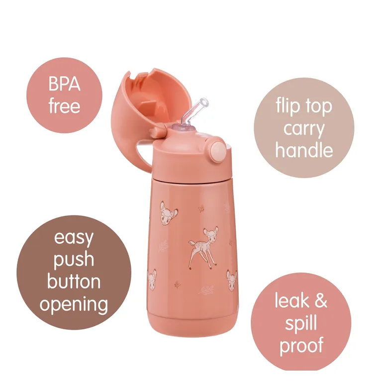 350ml Insulated Drink Bottle - Bambi