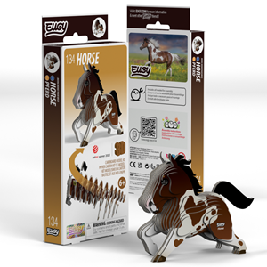 3D Cardboard Model Kit - Horse