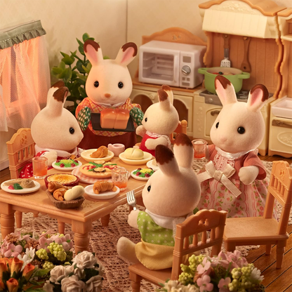 Chocolate Rabbit Family