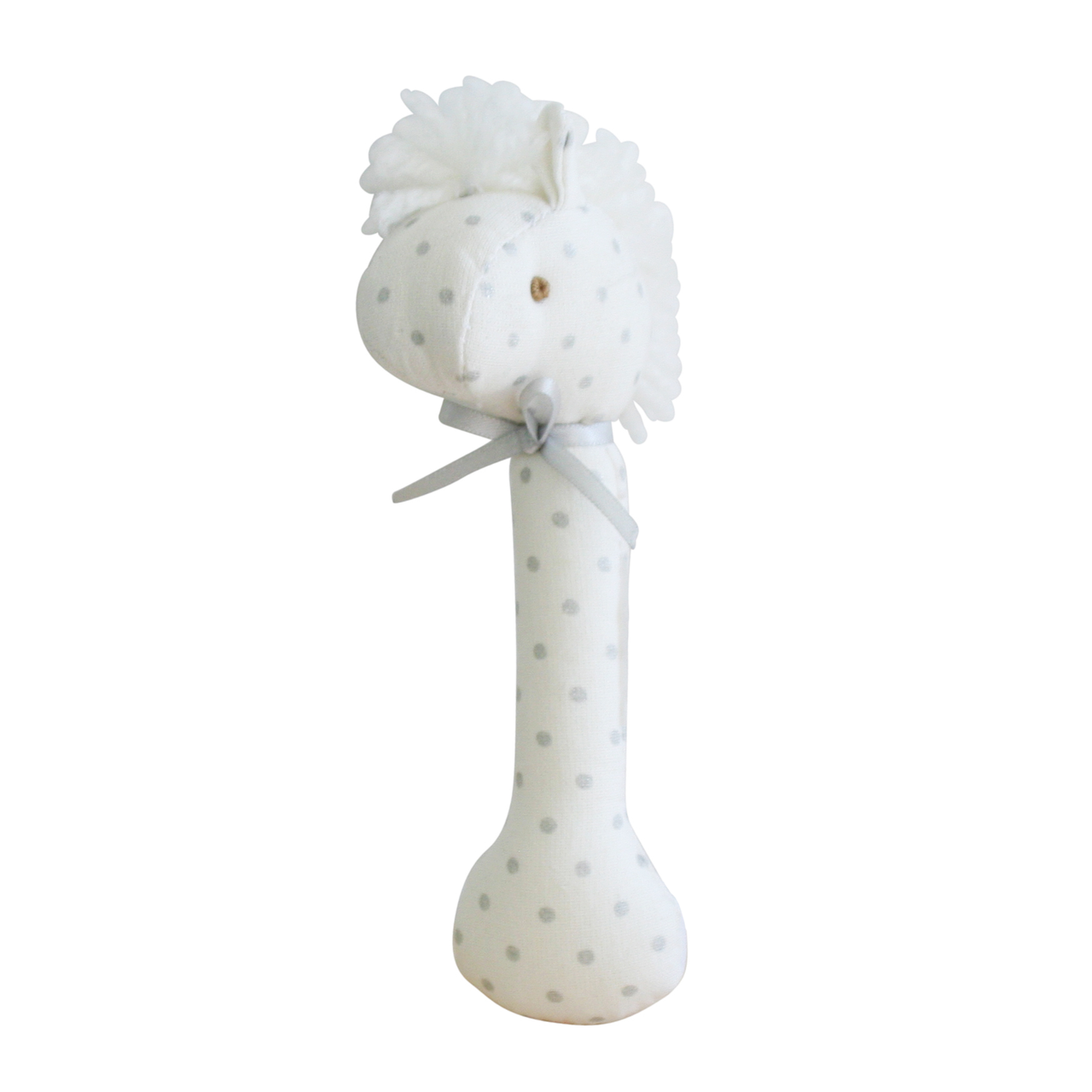 Horse Stick Rattle - Spotty Grey