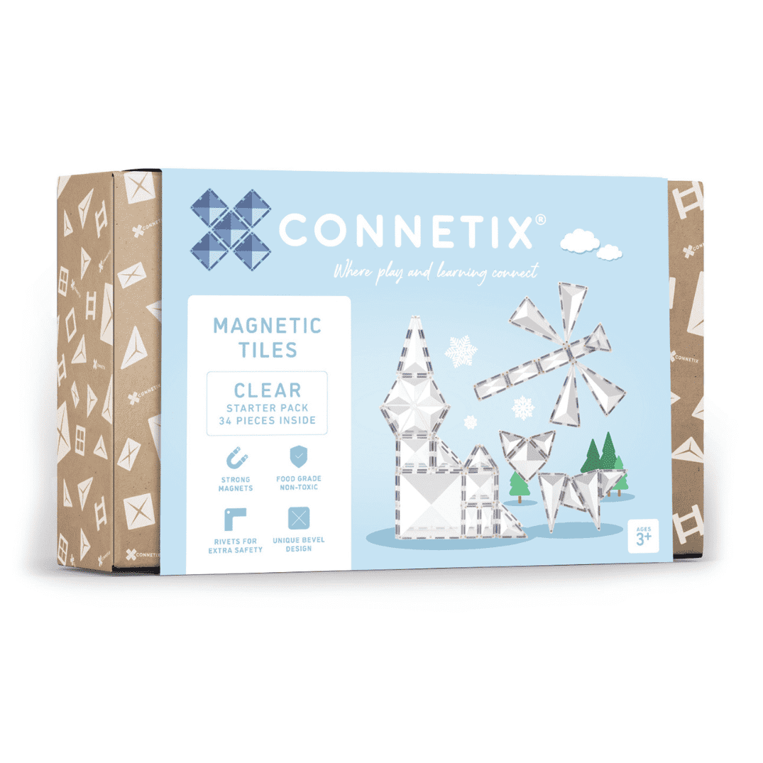 Connetix Clear Starter Pack (34 pc)