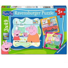 3 x 49pc Puzzle - Peppa Pig Family Firsts