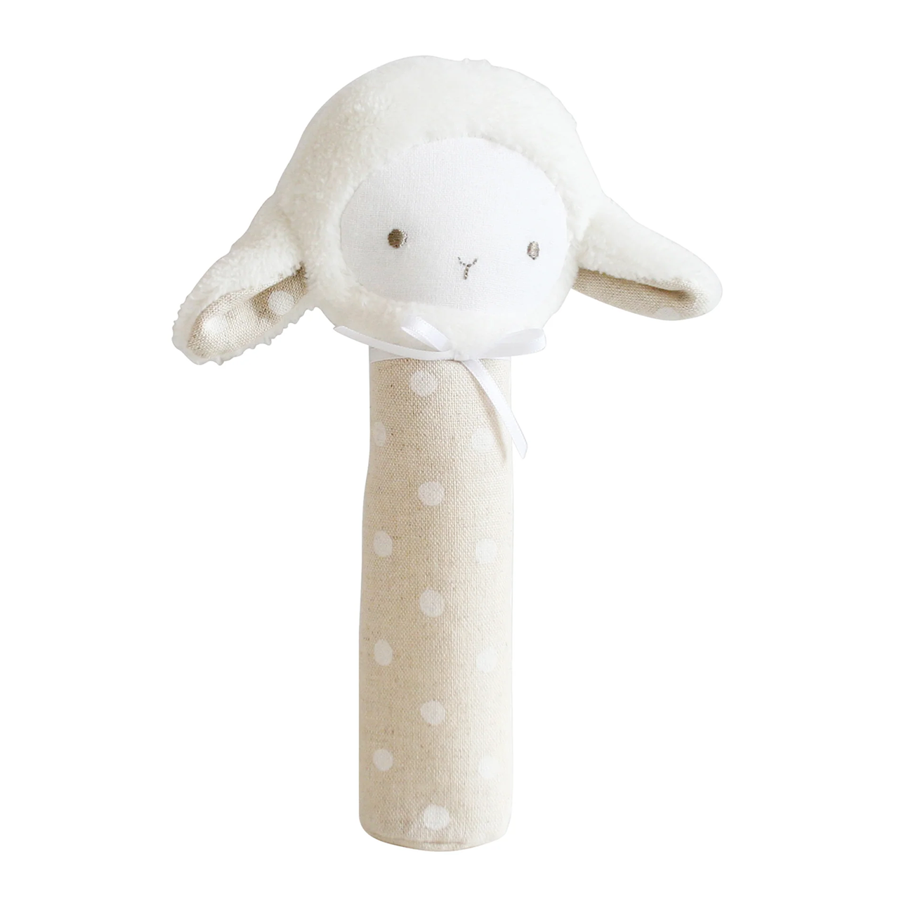 Lamby Squeaker - White Spot