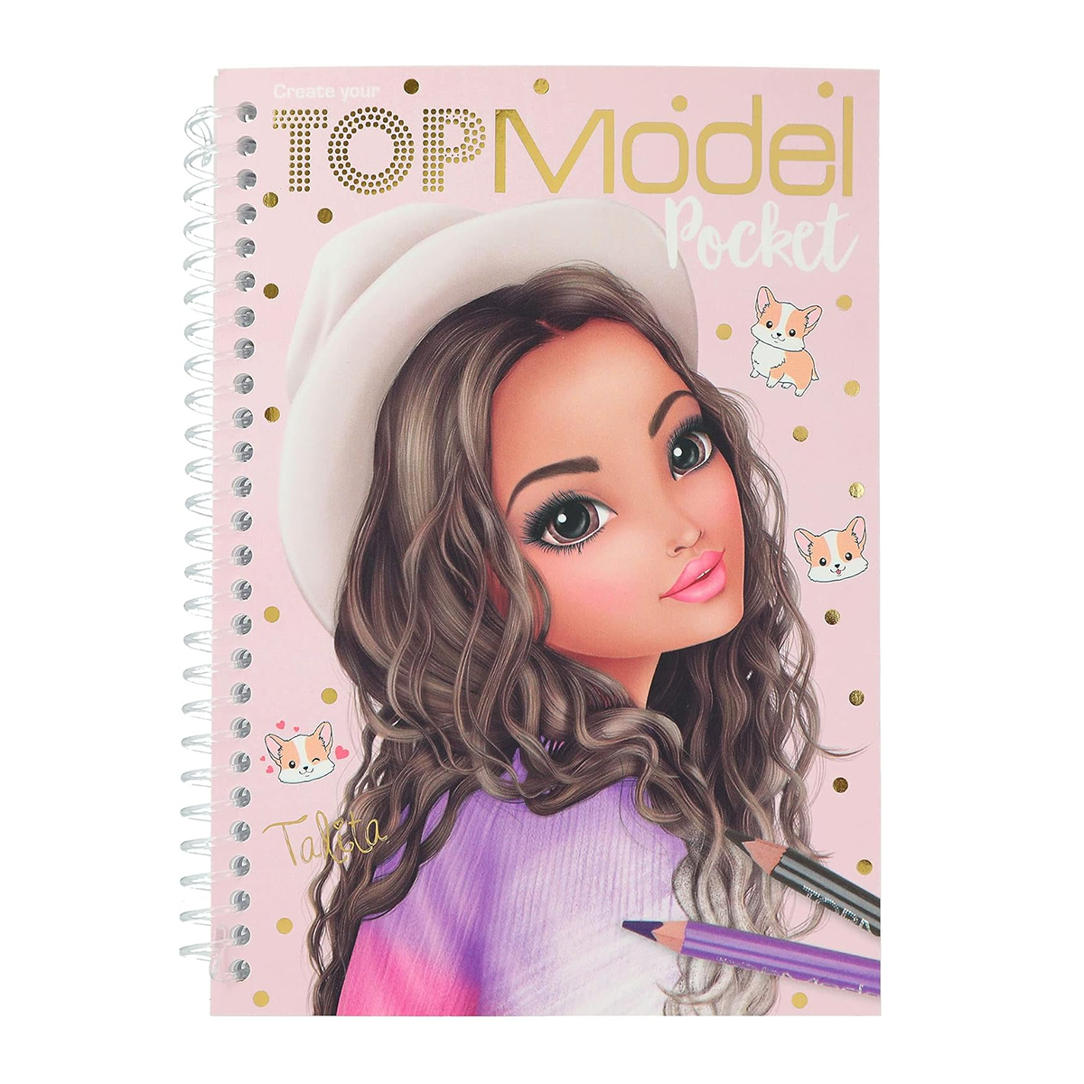 TOPModel Pocket Colouring Book - Talita