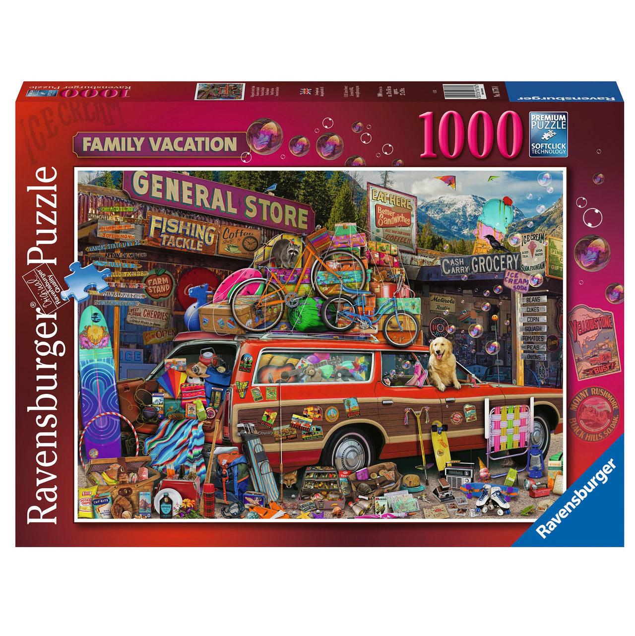 1000 pc Puzzle - Family Vacation