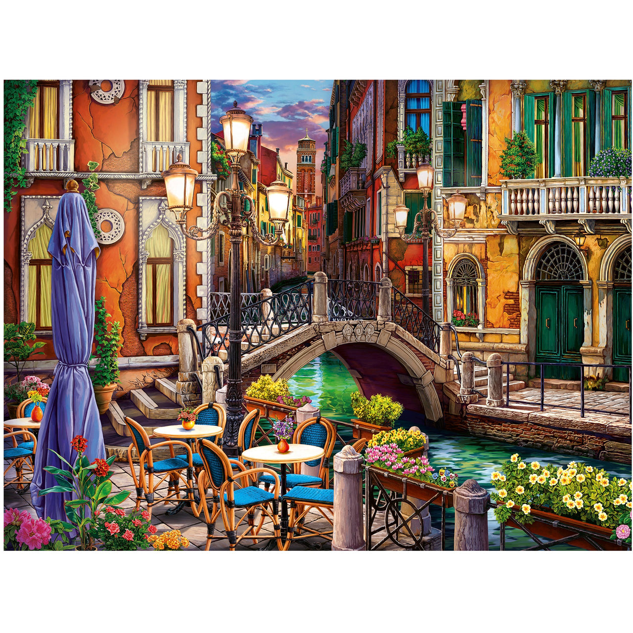 750 pc Large Format Puzzle - Venice Twilight