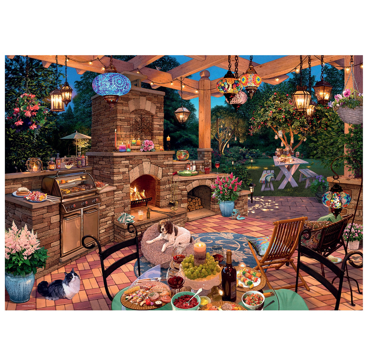 1000 pc Puzzle - My Haven No. 10 - The Garden Kitchen