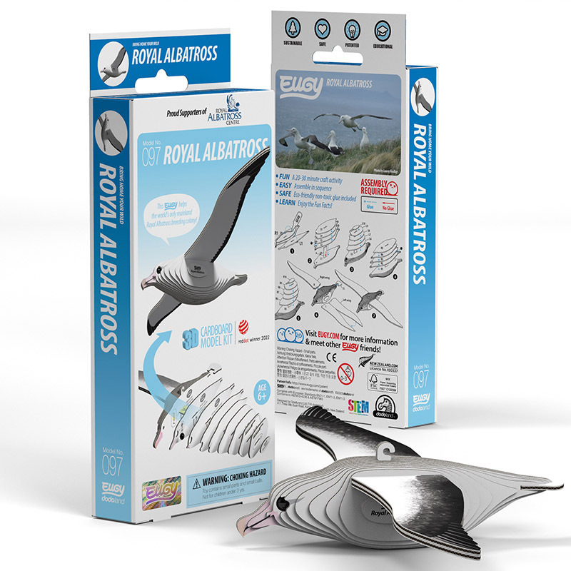 3D Cardboard Model Kit - Royal Albatross