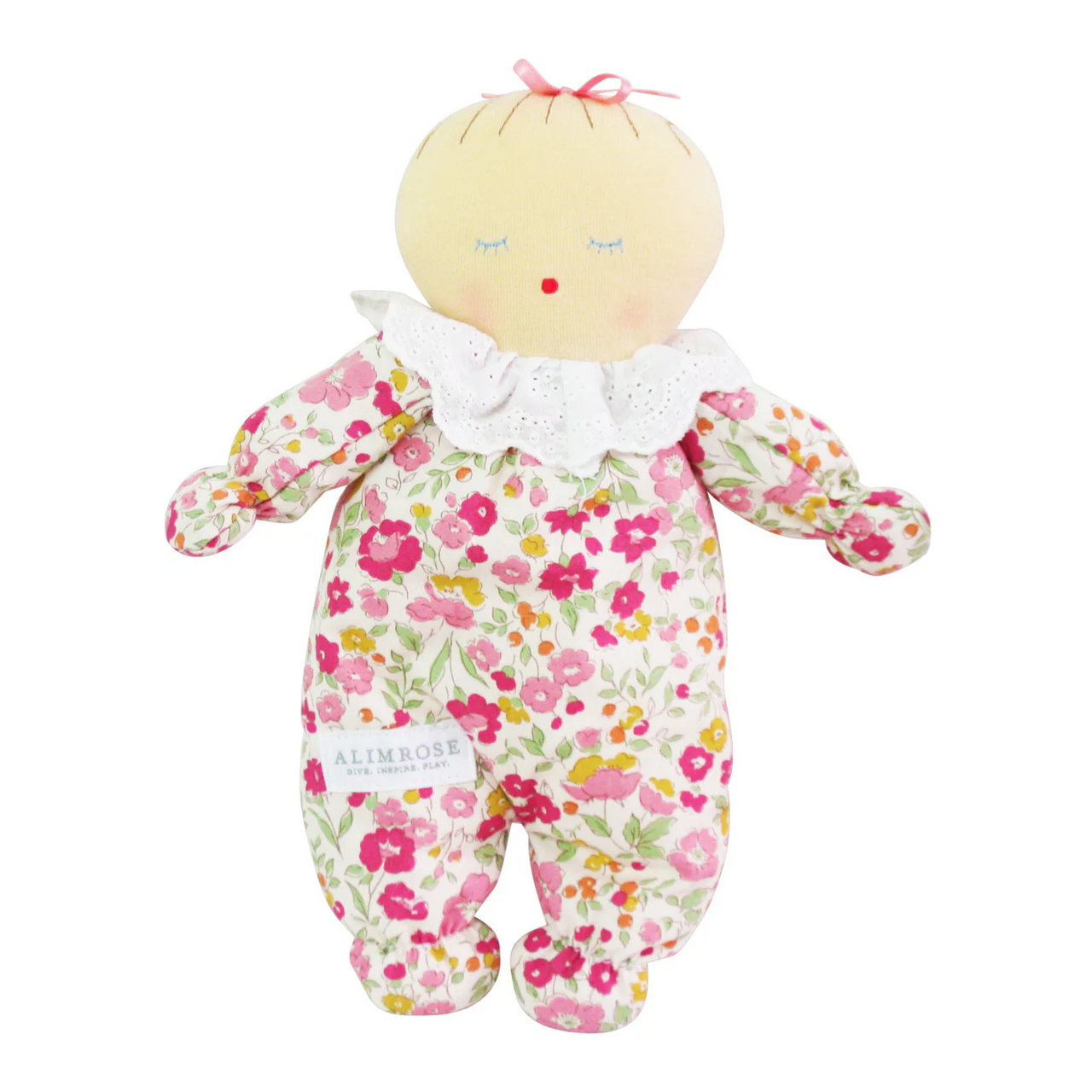 Asleep Awake Baby Doll - Rose Garden