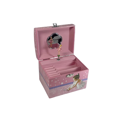 Musical Jewellery Box with Pearl Handle - Ballet Girl