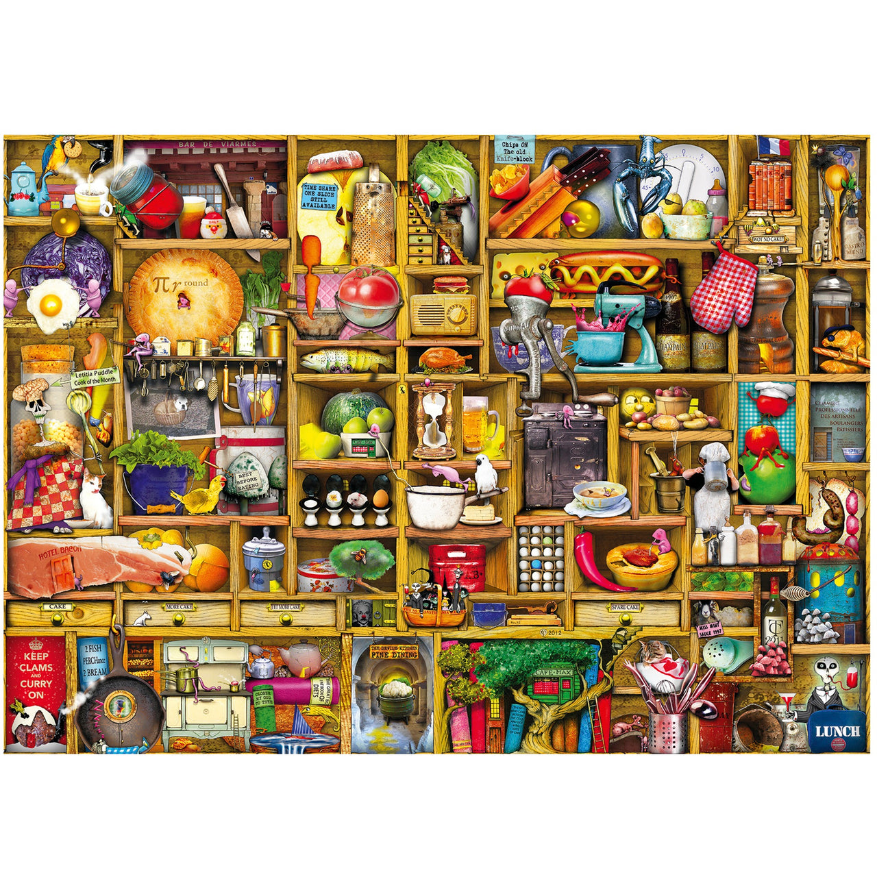 1000 pc Puzzle - The Kitchen Cupboard