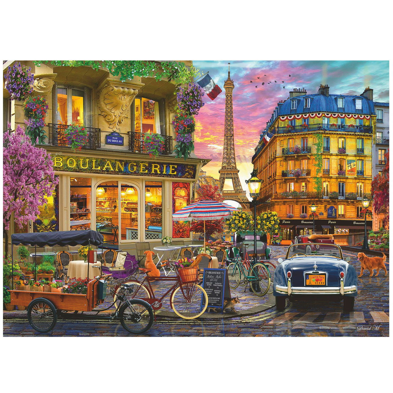 1000 pc Puzzle - Paris at Dawn