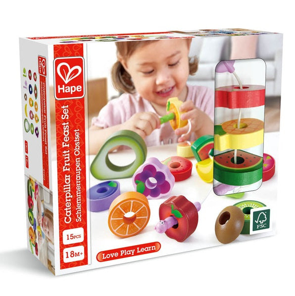 Caterpillar Fruit Feast Set - 15 pieces