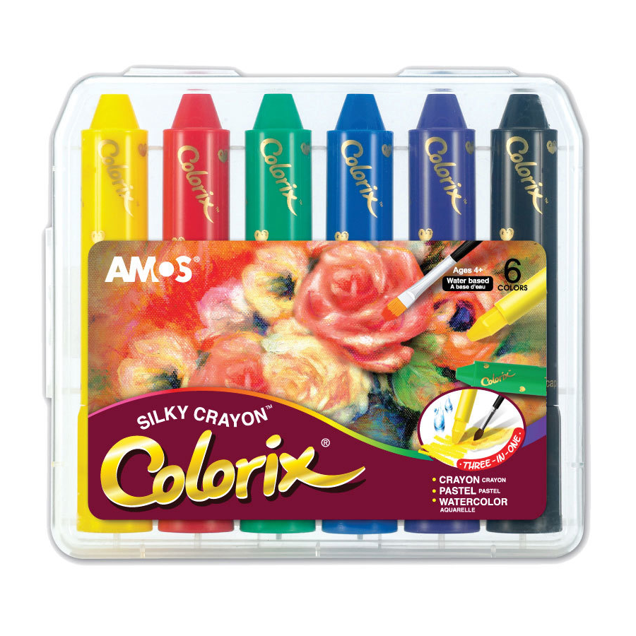 Colorix Silky Crayons - 6 Pack