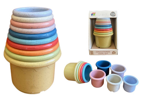 Bio Plastic Stacking Cups