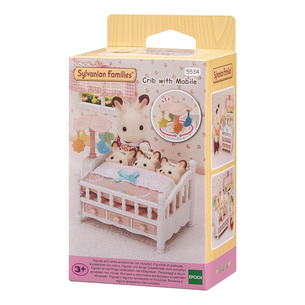 Crib with Mobile