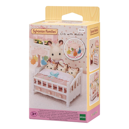 Crib with Mobile