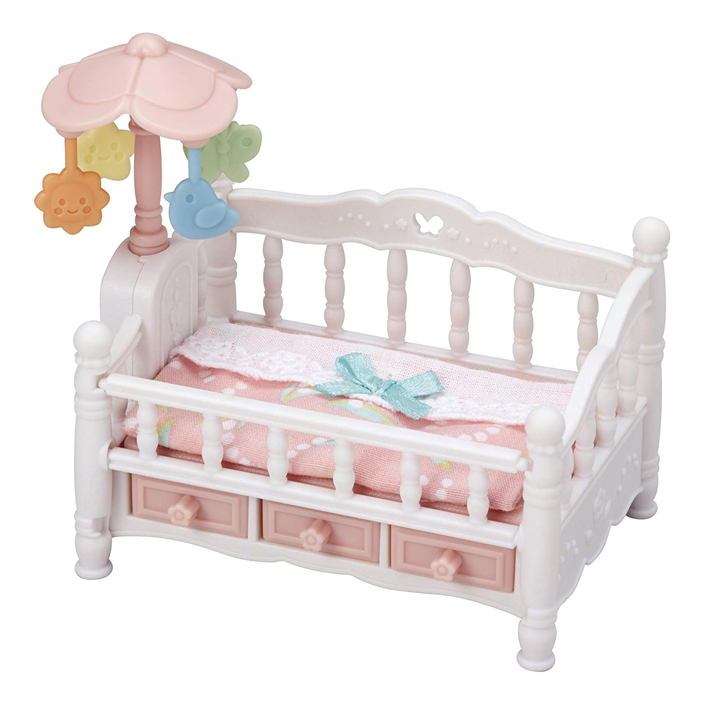Crib with Mobile
