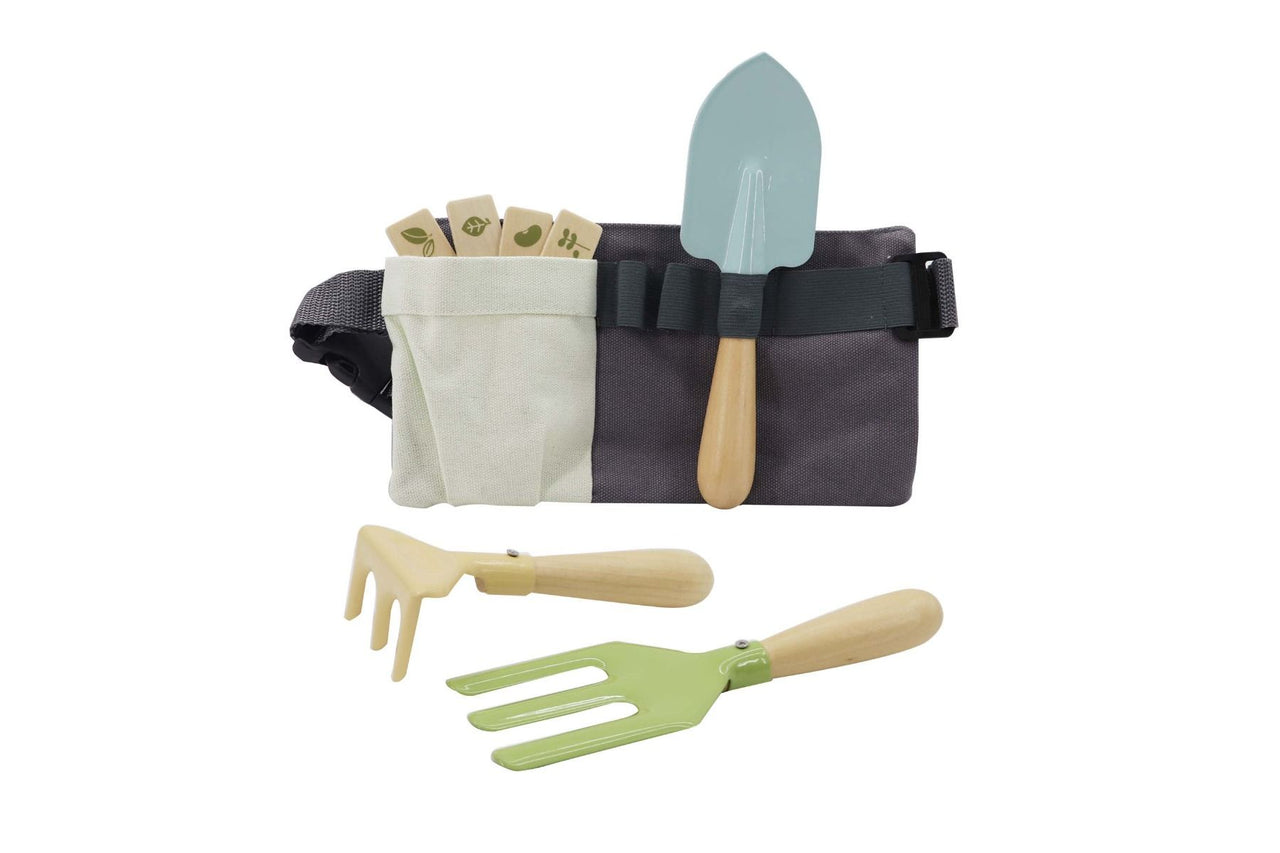 Wooden Garden Tool Belt Playset