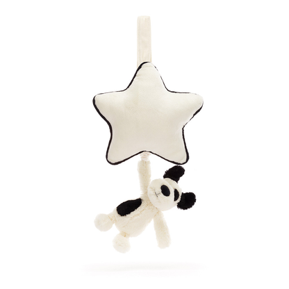 Bashful Black & Cream Puppy Music Pull