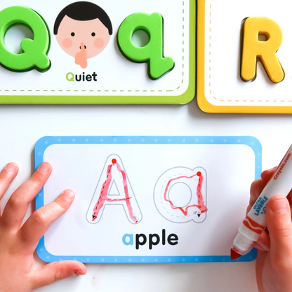 Flashcards and ABC Magnetic Letters