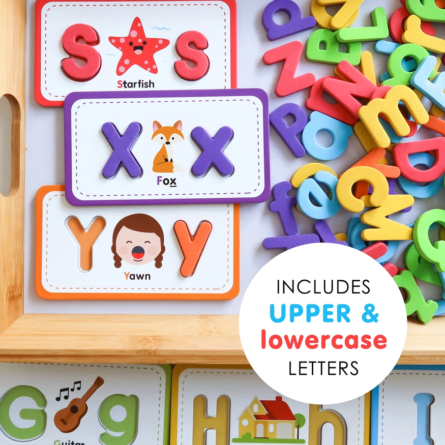 Flashcards and ABC Magnetic Letters