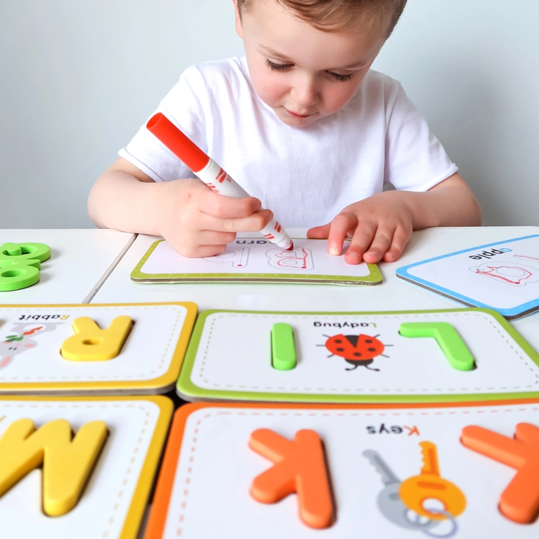 Flashcards and ABC Magnetic Letters
