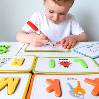 Flashcards and ABC Magnetic Letters