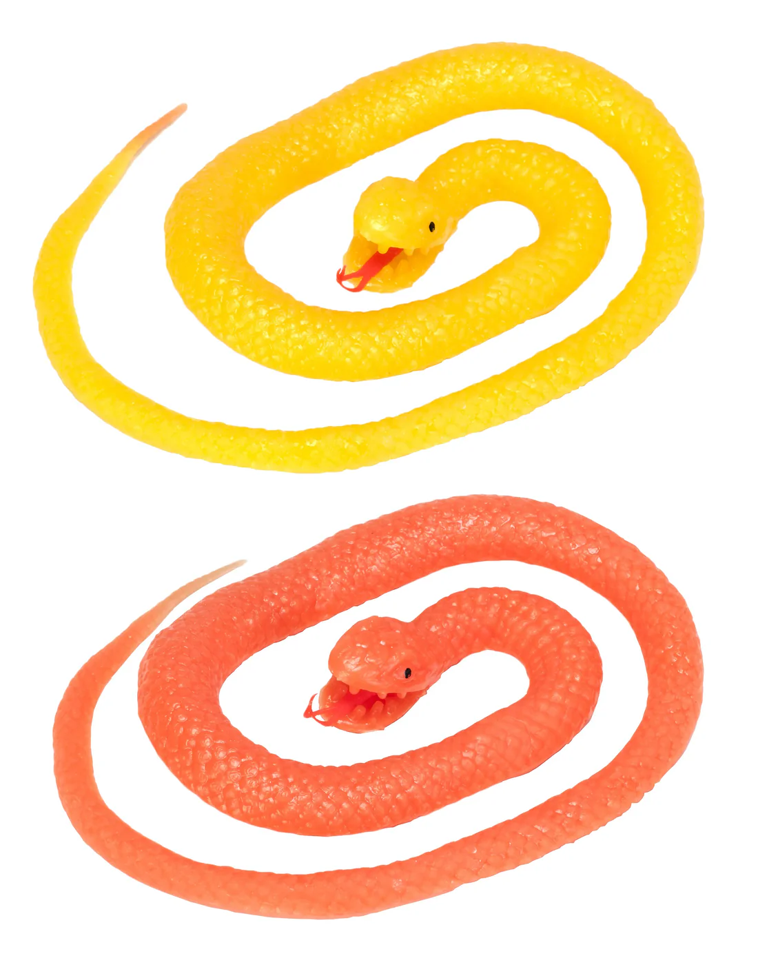 Rubber Snake - Changing Orange