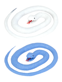 Rubber Snake - Changing Colour Blue