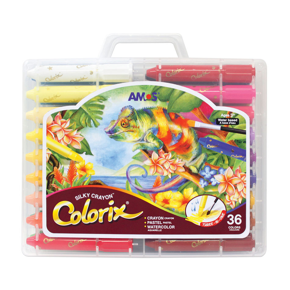 Colorix Silky Crayons - 36 Pack
