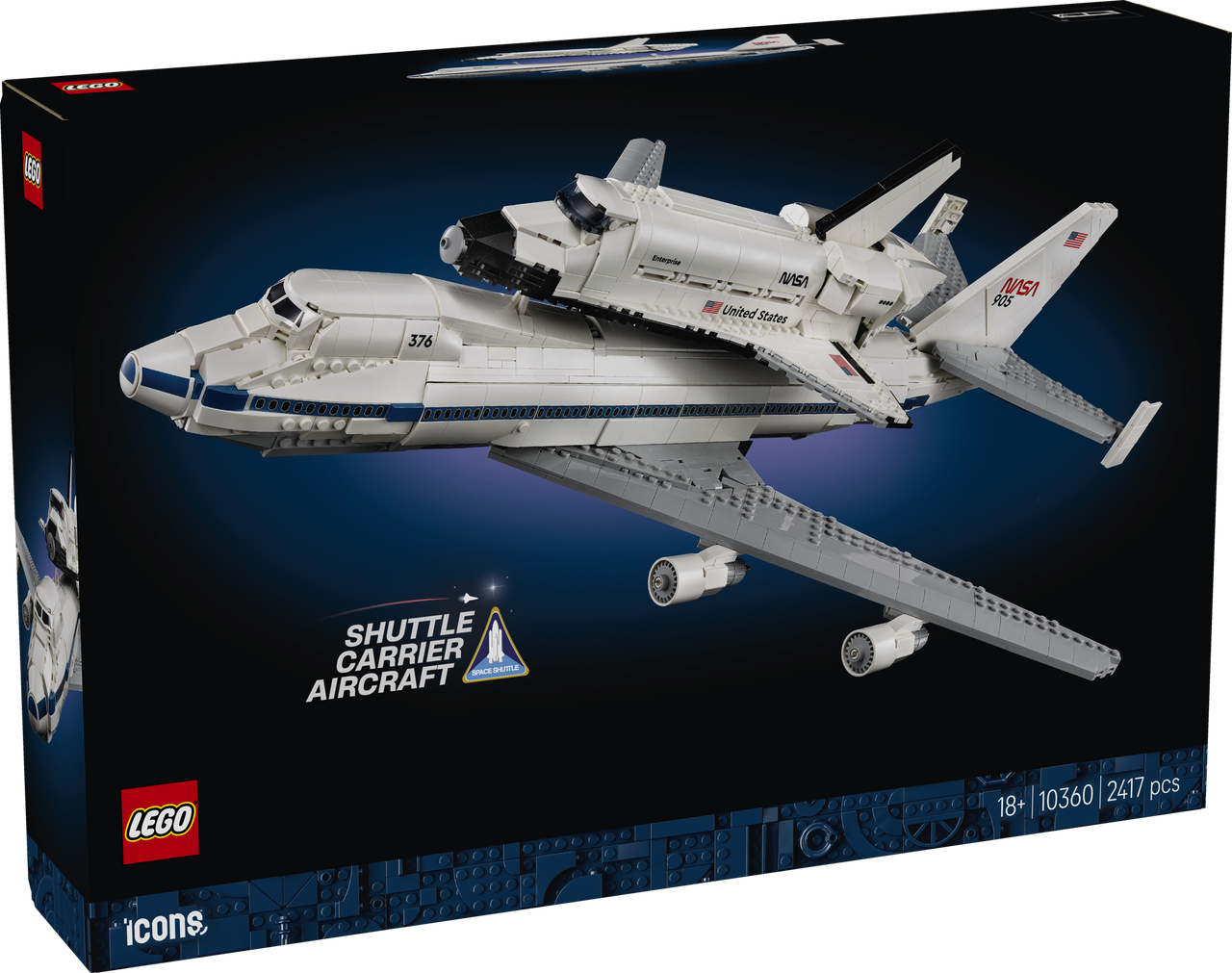Shuttle Carrier Aircraft Lego 10360